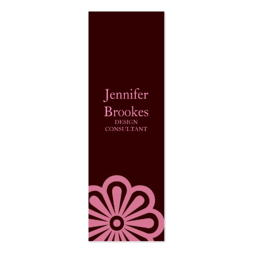 Business Card | Small Flower |brpnk (front side)