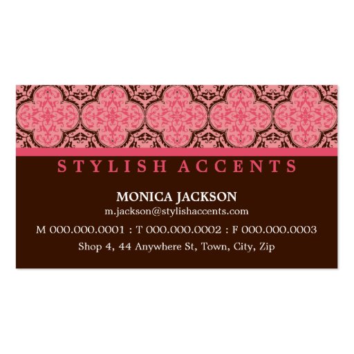 BUSINESS CARD :: stylishly antiqued L5