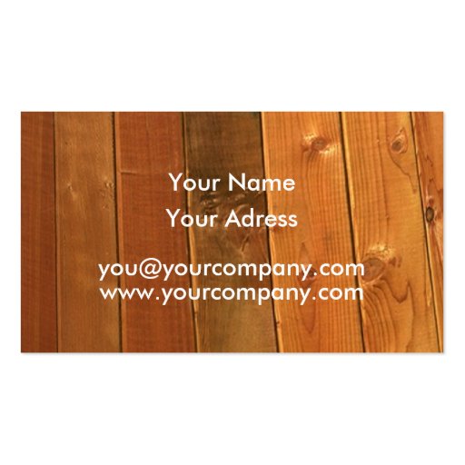 business card template (back side)