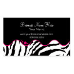 Business Card Template **Bold Zebra