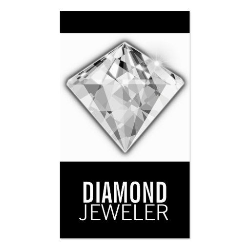 Business Card Template Diamond