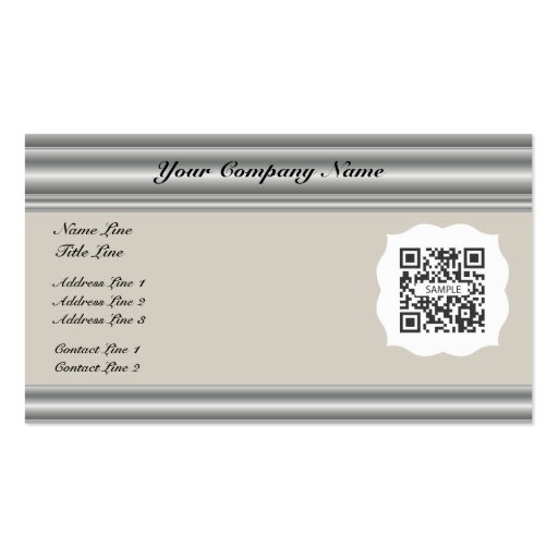 Business Card Template Generic Formal Neutral
