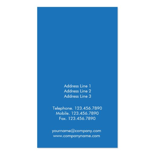 Business Card Template Retail Shoes (back side)