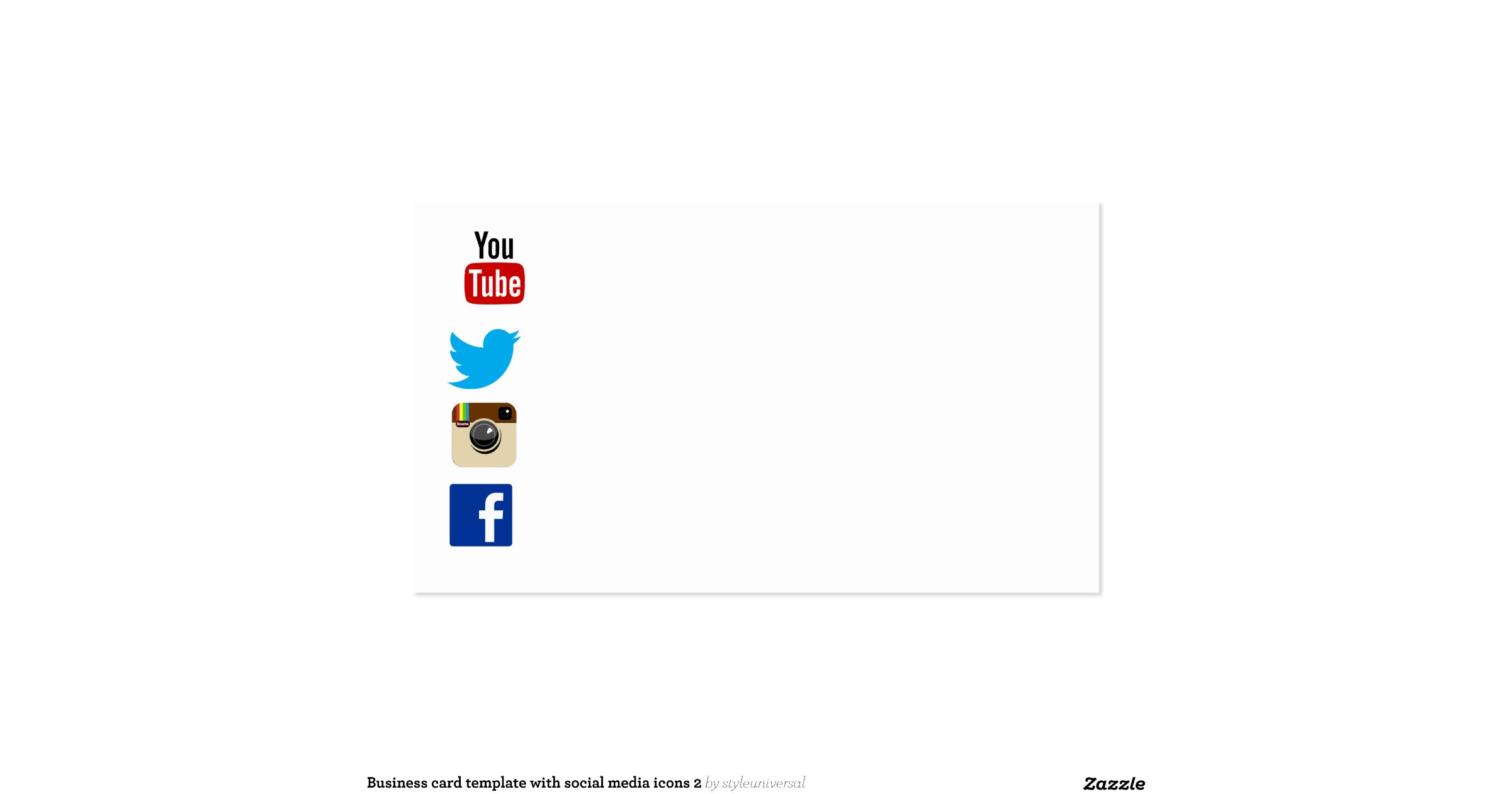 Business Card Template With Social Media Icons 2 Rcb0491a543ab44a9b0484144d3bd7fa3 I579d 8byvr Business Card Template With Social Media Icons