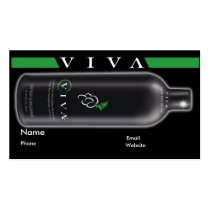 Business Card Viva Black business cards