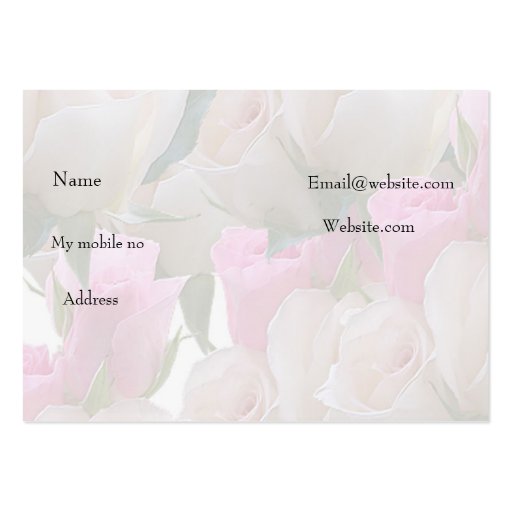 Business Card Wedding Dresses Boutique (back side)