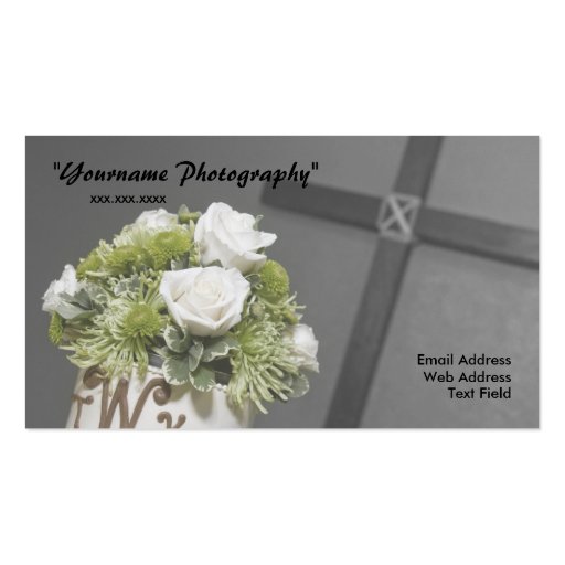 Business card, Wedding Photography (front side)