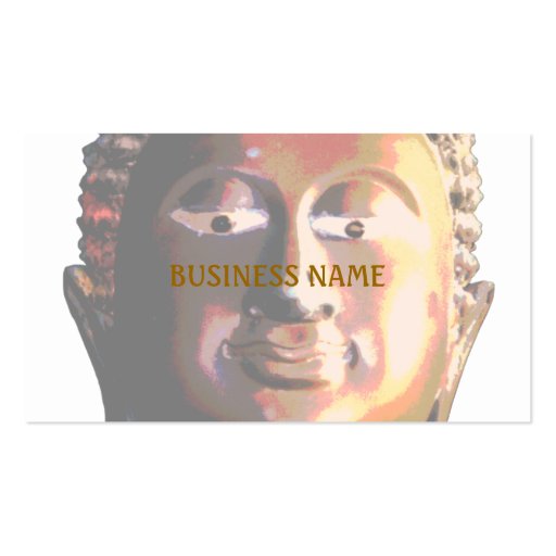 Business Card, wind water and buddha (back side)