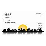 Business Card with houses