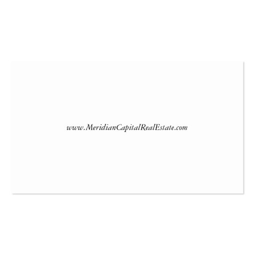 Business Card with Photo- Standard White Finish (back side)