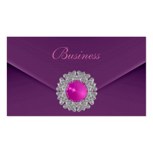 Business Card Zizzago Purple Look Image