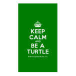 [Crown] keep calm and be a turtle  Business Cards