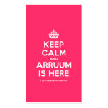 [Crown] keep calm and arruum is here  Business Cards
