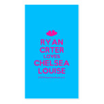 [Two hearts] ryan crter loves chelsea louise  Business Cards