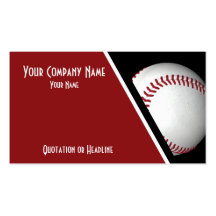 Business Cards Baseball