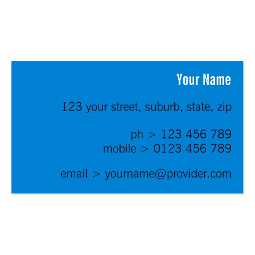 business cards > blue skye  [blue : charcoal] (back side)