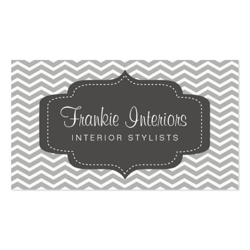 business cards > chevron2 [charcoal:grey] (front side)
