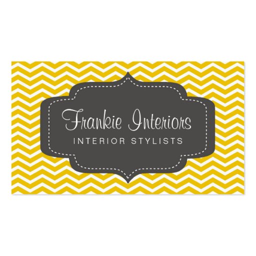 business cards > chevron2 [charcoal:yellow] (front side)