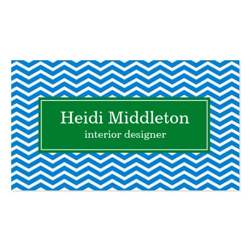 business cards > chevron [blue:green] (front side)
