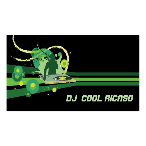 Business Cards DJ / Music (front side)