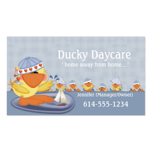 Business Cards :: Duck's Playing in Water