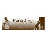 Business Cards for A**holes - Parenting Tips business cards