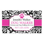 Business Cards For Dog Walkers | Dog Groomer business cards