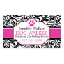 Business Cards For Dog Walkers | Dog Groomer Business Cards For Dog Walkers | Dog Groomer