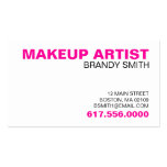 Business Cards For Makeup Artists business cards