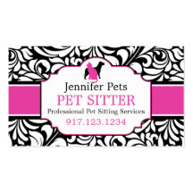Business Cards For Pet Sitters | Dog Walkers