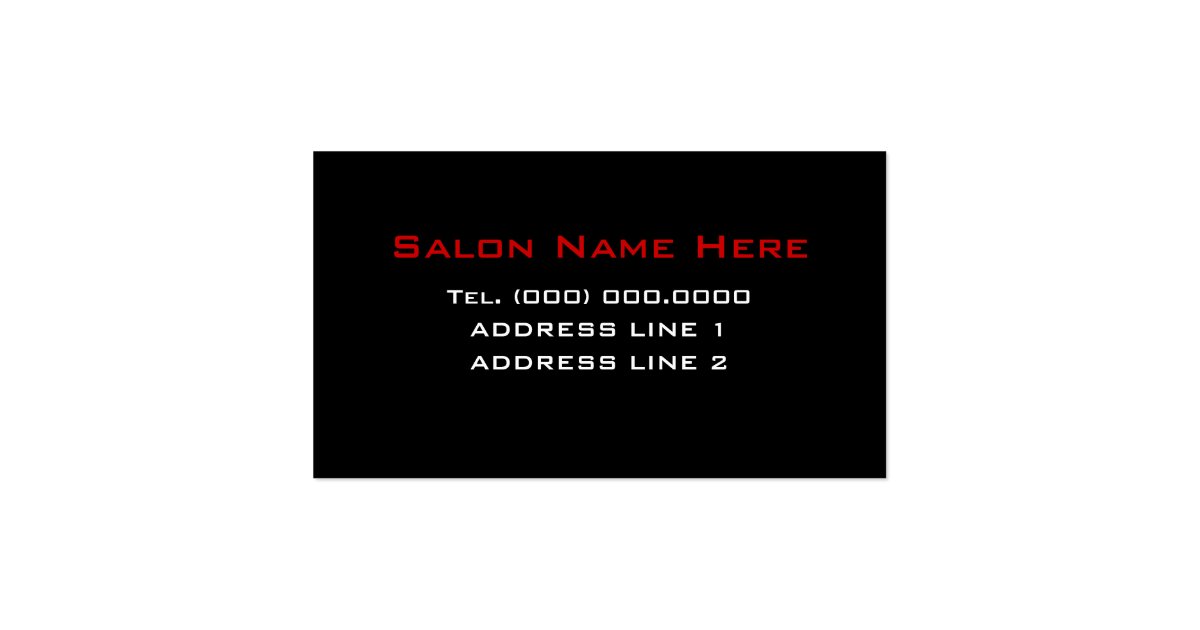 Business Cards For Special Effects MakeUp Artists Zazzle