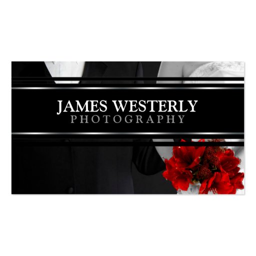 Business Cards For Wedding Photographers (front side)