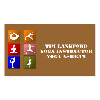 BUSINESS CARDS FOR YOGA INSTRUCTOR