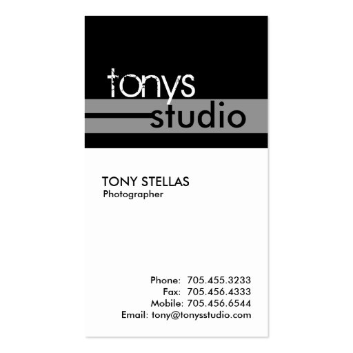 Business Cards - Modern Trio (front side)