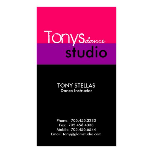 Business Cards - Modern Trio (front side)