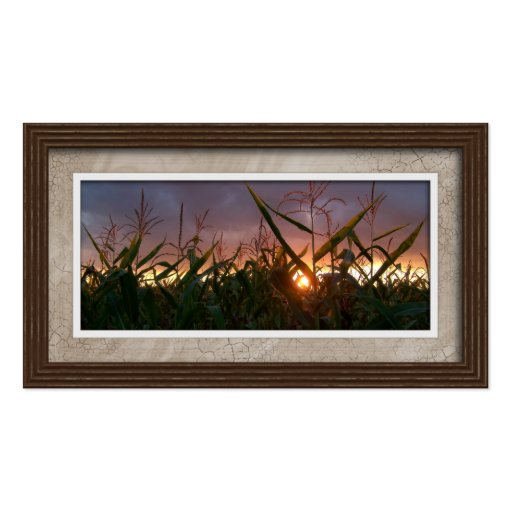 Business Cards Picture Frame Style 01 (brown)