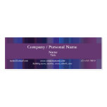 Business cards template - blue purple stripes
