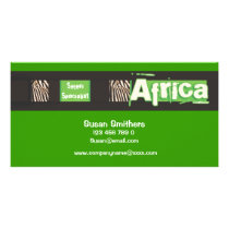 Business cards template - customize photo cards