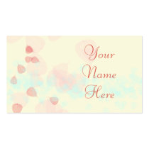 pale, powder, pink, yellow, customizable, profile cards, business cards, artful, artsy, unique, art cards, watercolors, artist, photographer, advertising, professionals, colorful, designs, ginette, fine art, artistic, graphics, retail, fashion, modern, contemporary, ooak, cosmetics, natural, templates, Visitkort med brugerdefineret grafisk design