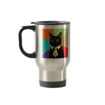 Business Cat Advice Animal Meme Mugs