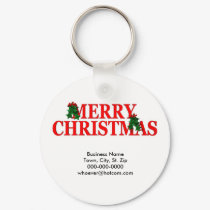 Business Christmas Keychain