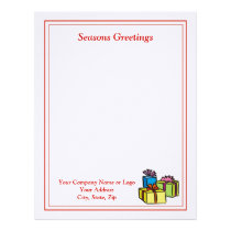 Business Christmas Letterhead - Gifts Design letterhead