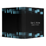 business_custom_blackblue vinyl binder