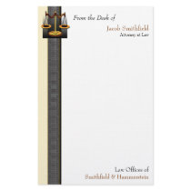 Business Elegance Attorney Stationery