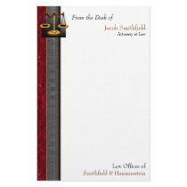 Business Elegance Attorney Stationery