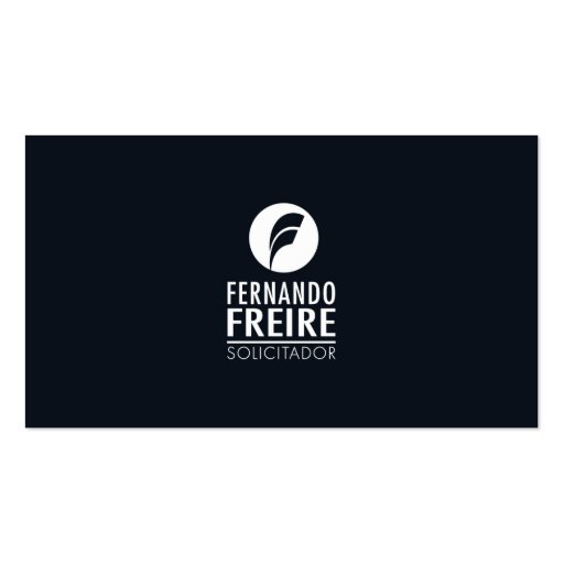 Business Fernando freire Business Card Template (front side)