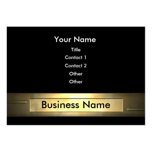 business_gold business card