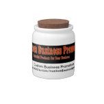 Business Logo Promotional Candy Jars candy jars