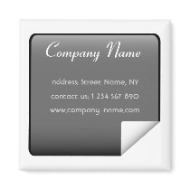Business Magnet Design - Black