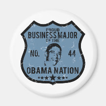 Business Major Obama Nation Fridge Magnet